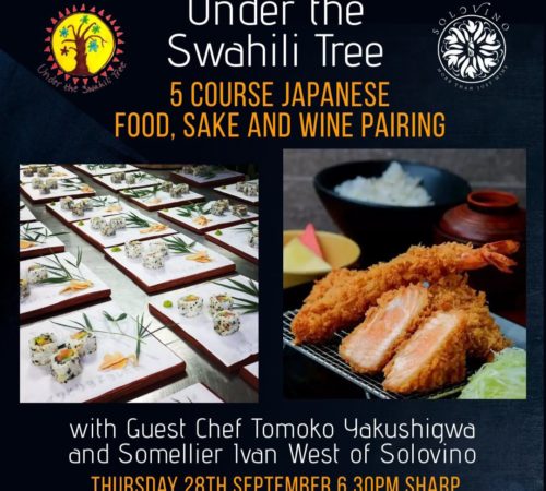 5 Course Japanese Food & Wine Pairing