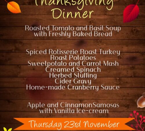 Thanksgiving at Under the Swahili Tree