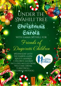 Christmas Carols with Emma Withill for Friends of Dagoretti Children – 20th December