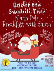 North Pole Breakfast with Santa – 9th December