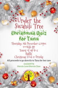Christmas Quiz for Tana